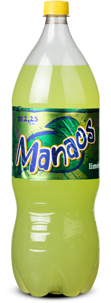 Botella de gaseosa Manaos Limón 2,25LTS