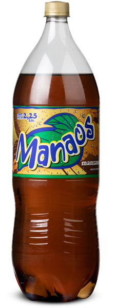 Botella de gaseosa Manaos Manzana 2,25LTS