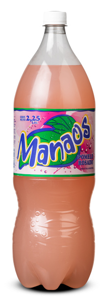 Botella de gaseosa Manaos Pomelo Rosado 2,25LTS