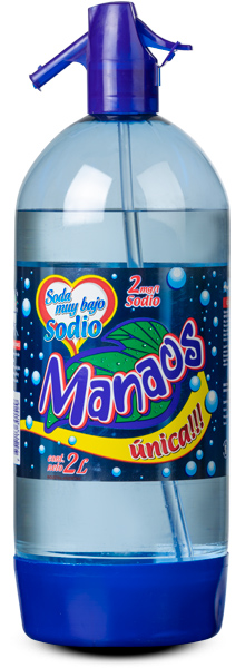 Botella de gaseosa Manaos Soda 2LTS